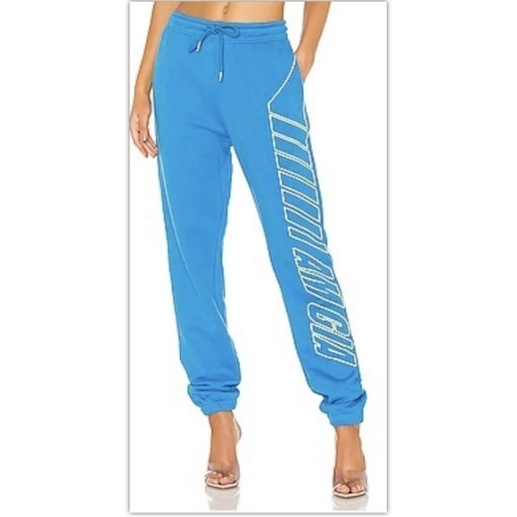 I AM GIA Taja Sweat Pants in Blue Women's Sz Small SOLD OUT ON REVOLVE - Picture 1 of 10